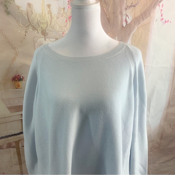 NEW Eileen Fisher Jeweled Neck Ribbed Sweater - Picture 5 of 12